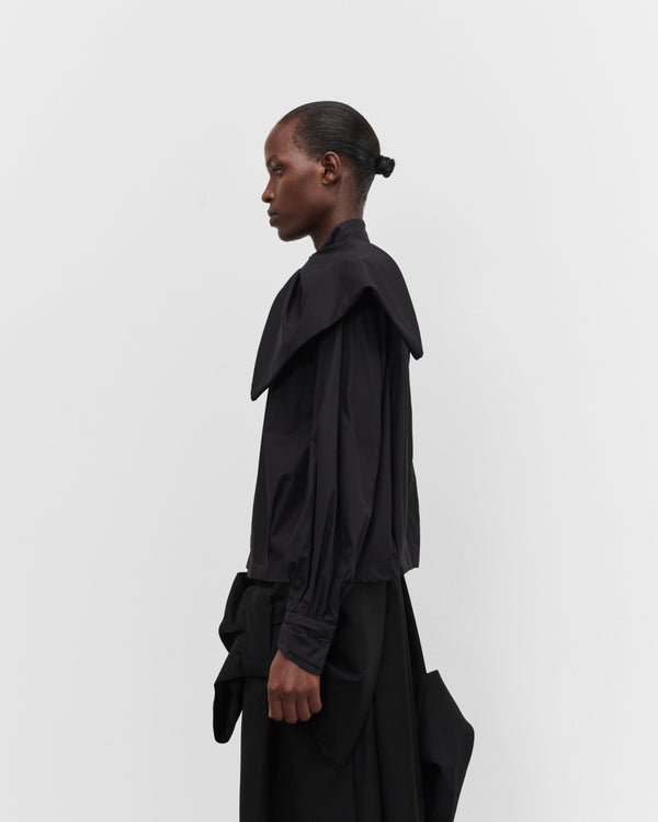 Noir Kei Ninomiya - Women's Large Bow Blouse - (White)