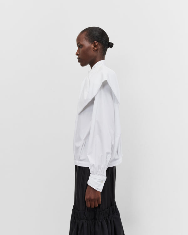 Noir Kei Ninomiya - Women's Large Bow Blouse - (White)