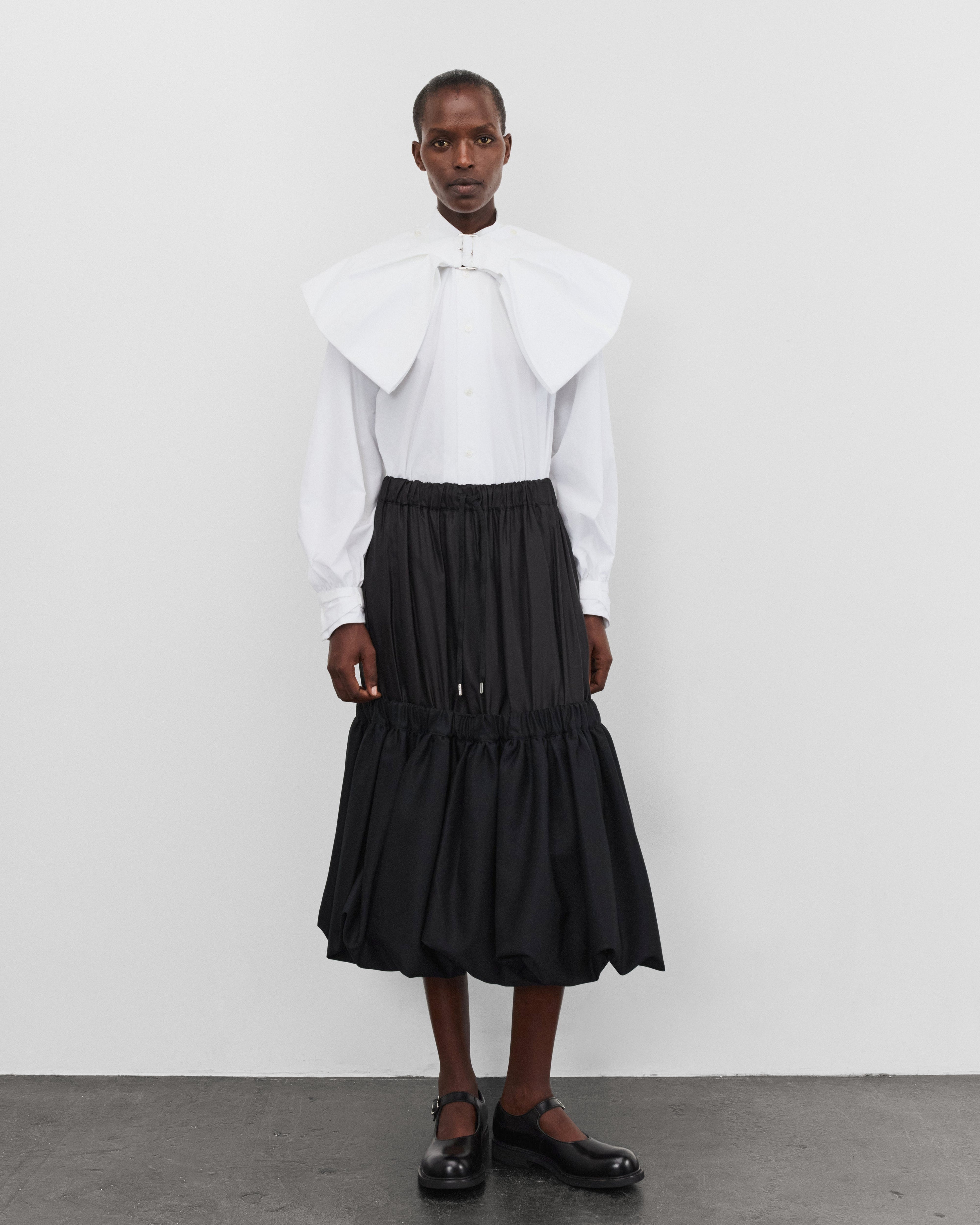 noir kei ninomiya フレアスカート S ブラック 25ss noir kei ninomiya フレアスカート S ブラック 25ss Noir Kei Ninomiya