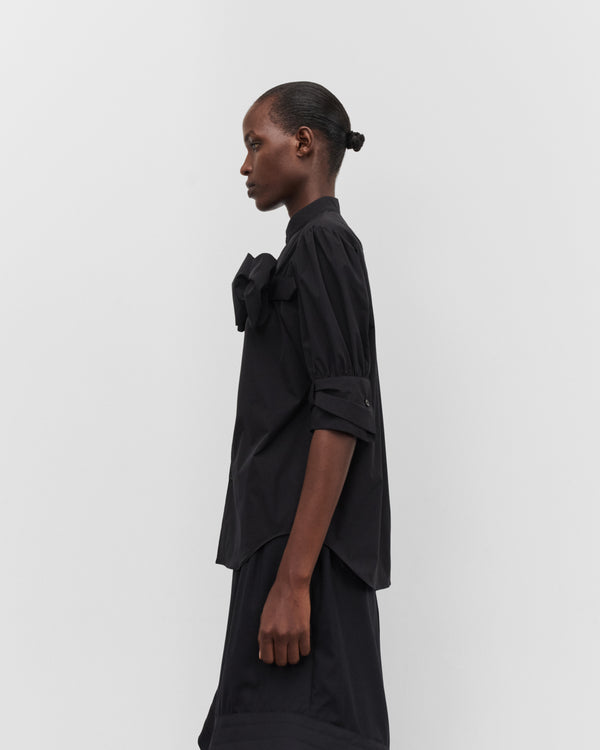 Noir Kei Ninomiya - Women's Double Bow Blouse - (Black)