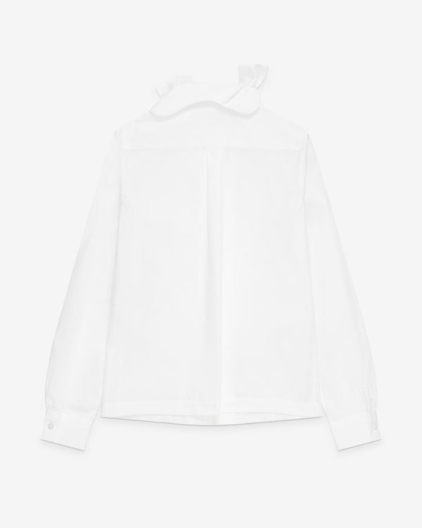 Noir Kei Ninomiya - Women's Bow Collar Shirt - (White)