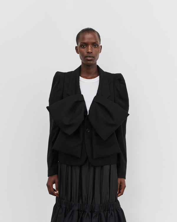 Noir Kei Ninomiya - Women's Oversized Bow Blazer - (Black)