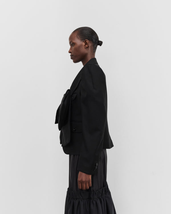 Noir Kei Ninomiya - Women's Oversized Bow Blazer - (Black)