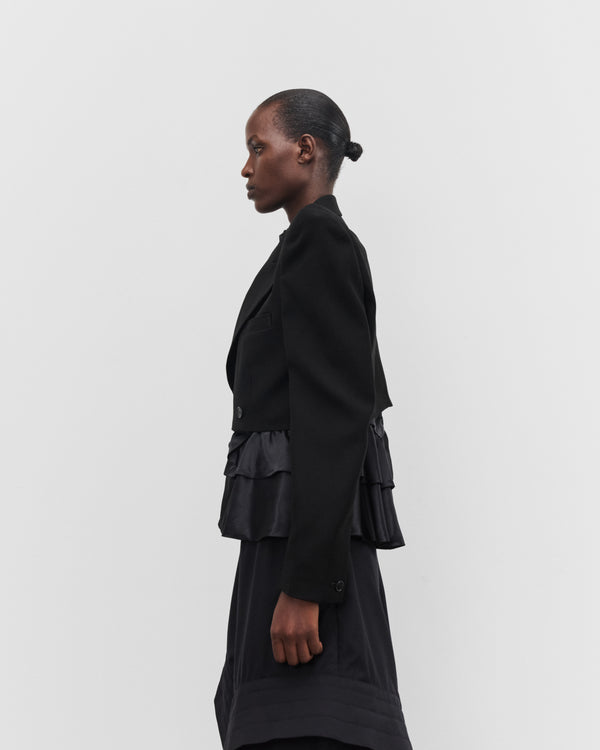 Noir Kei Ninomiya - Women's Cropped Blazer - (Black)