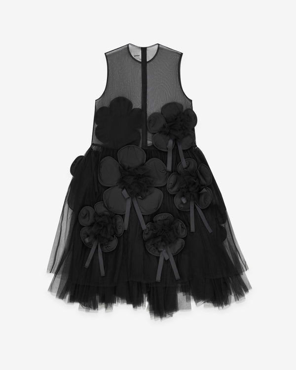Noir Kei Ninomiya - Women's Sheer Petal Dress - (Black)