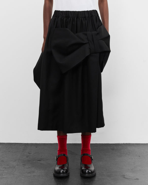 Noir Kei Ninomiya - Women's Oversized Bow Skirt - (Black)