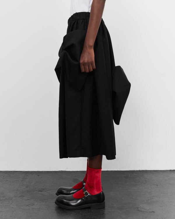 Noir Kei Ninomiya - Women's Oversized Bow Skirt - (Black)