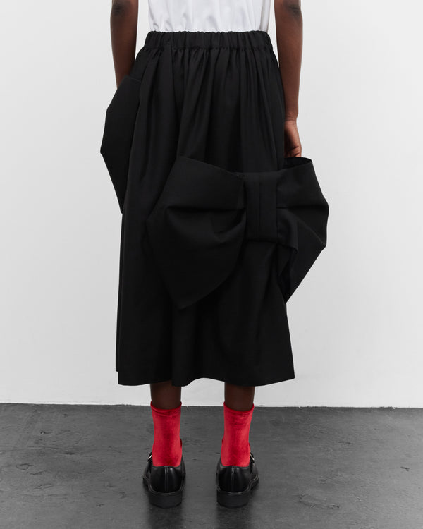 Noir Kei Ninomiya - Women's Oversized Bow Skirt - (Black)