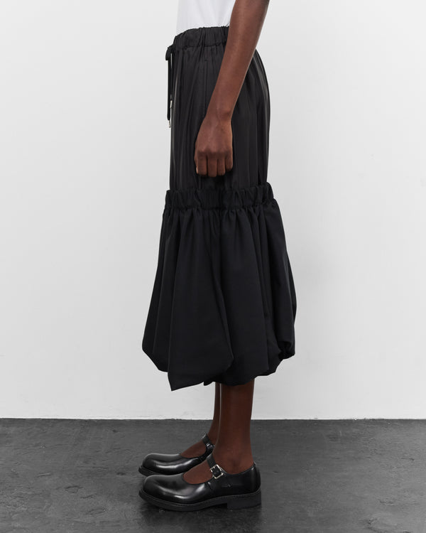 Noir Kei Ninomiya - Women's Two Tier Skirt - (Black)