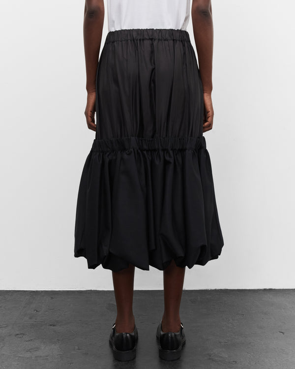 Noir Kei Ninomiya - Women's Two Tier Skirt - (Black)