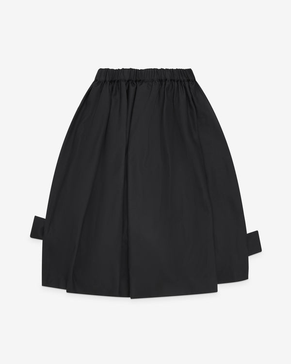 Noir Kei Ninomiya - Women's Gathered Bow Skirt - (Black)