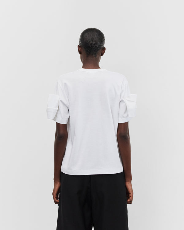 Noir Kei Ninomiya - Women's Bow Sleeve T-Shirt - (White)