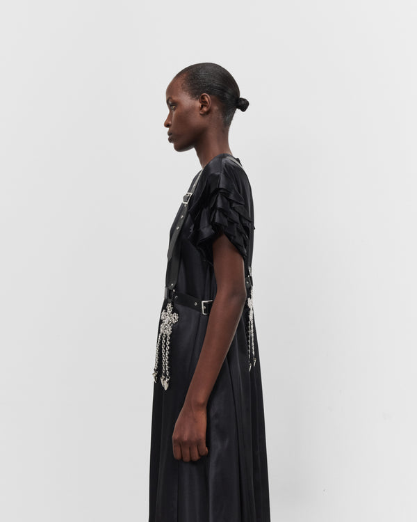 Noir Kei Ninomiya - Women's Floral Suspender Vest - (Black)