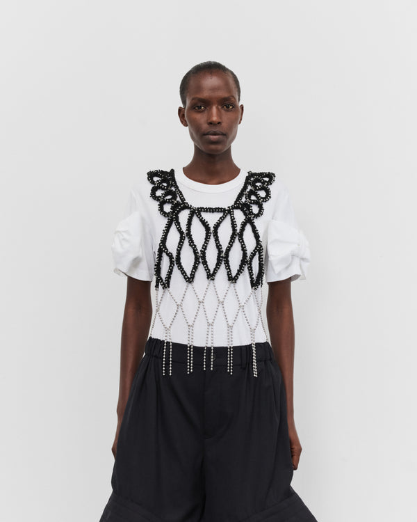Noir Kei Ninomiya - Women's Yarn & Chain Vest - (Black)