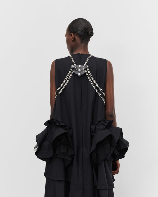 Noir Kei Ninomiya - Women's Bow Chain Vest - (Black)