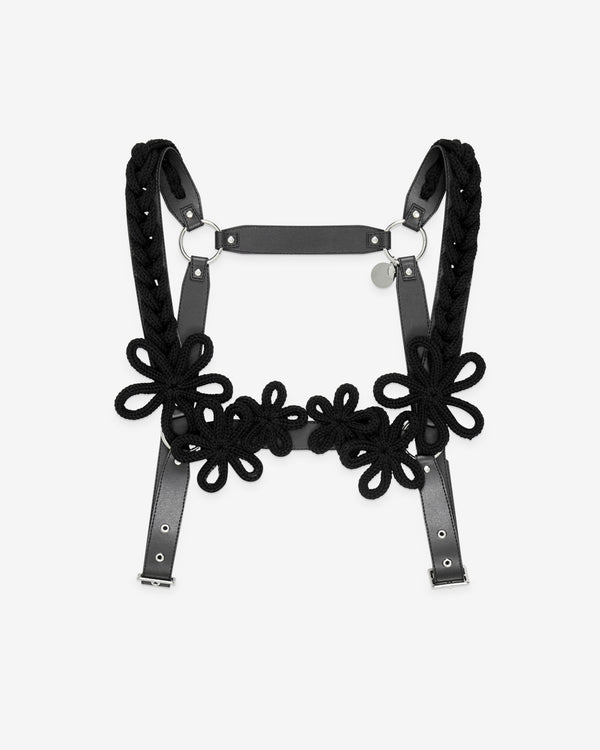 Noir Kei Ninomiya - Women's Cord Flower Harness - (Black)