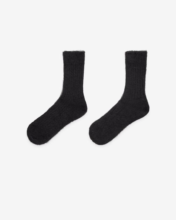 Tao - Women's Mohair Socks - (Black)