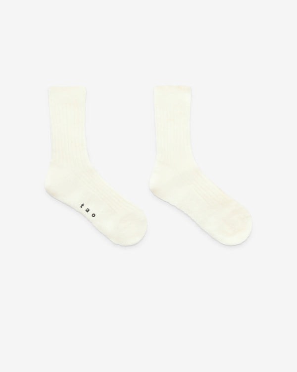 Tao - Women's Mohair Socks - (White