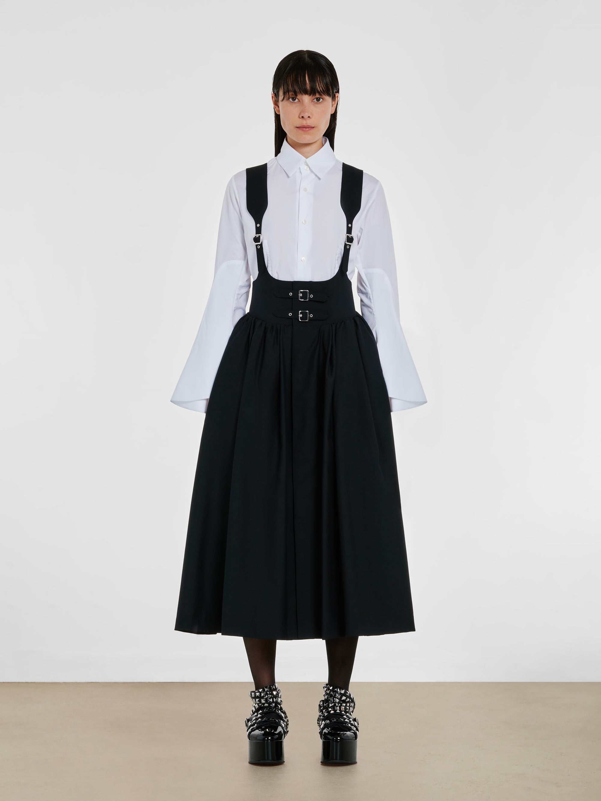 Noir Kei Ninomiya - Women’s Jumper Skirt - (Black) view 2
