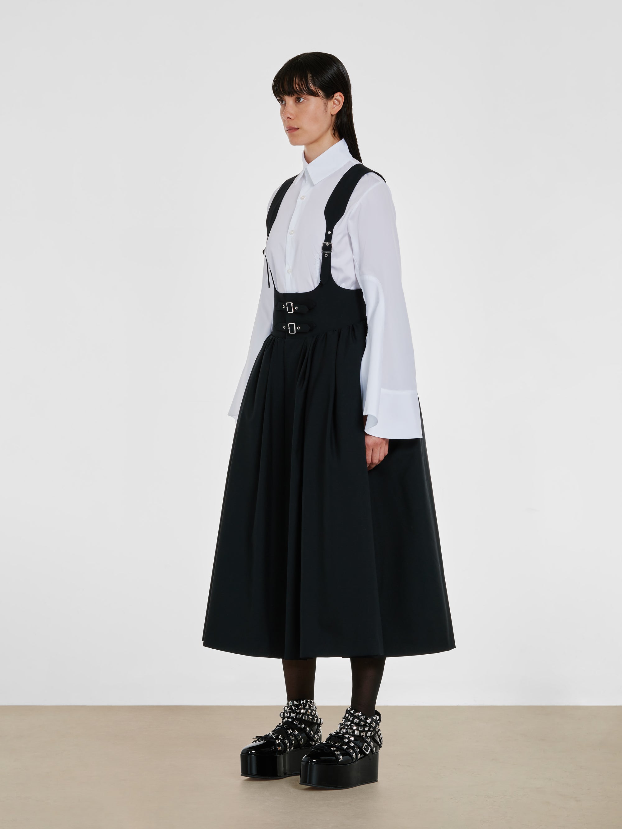 Noir Kei Ninomiya - Women’s Jumper Skirt - (Black) view 3