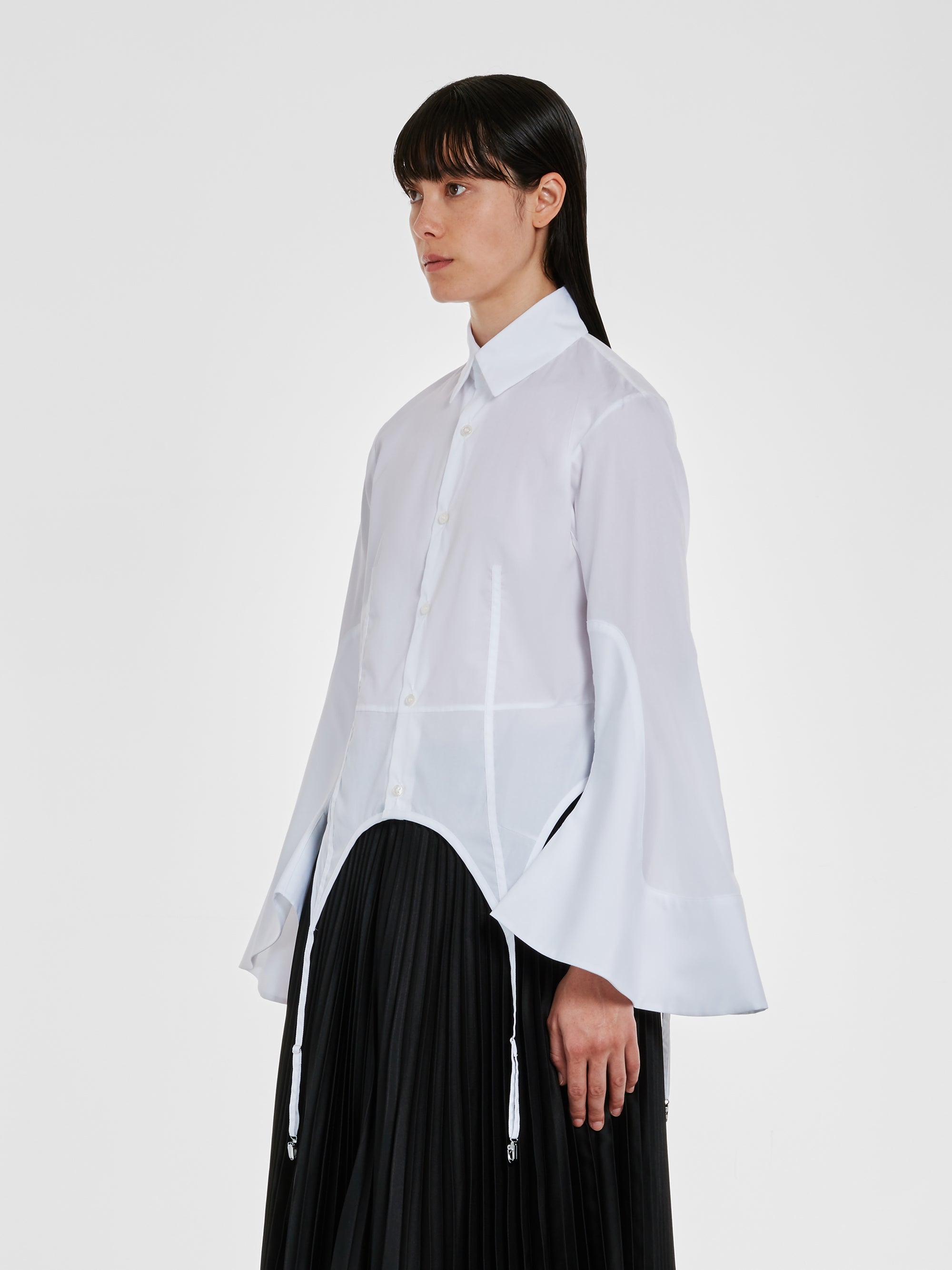 Noir Kei Ninomiya - Women’s Shirt - (White) view 2