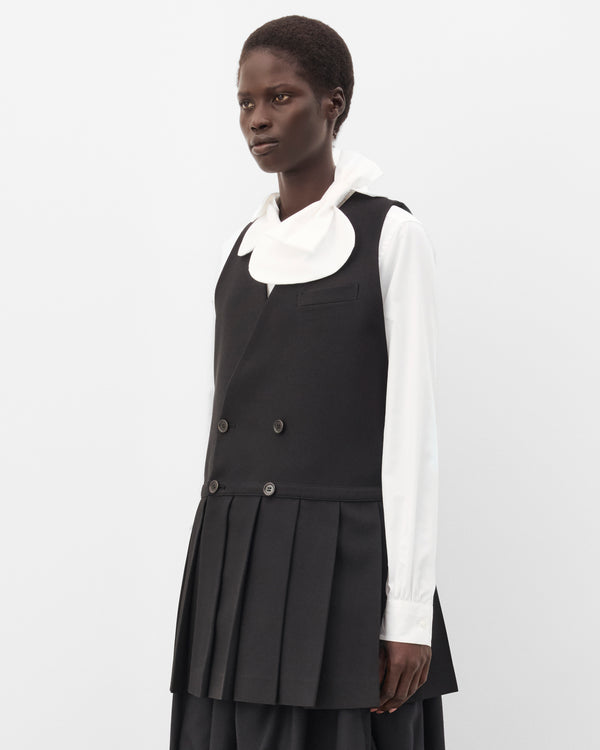 Noir Kei Ninomiya - Women's Double Breasted Vest - (Black)