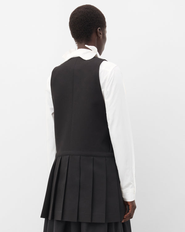 Noir Kei Ninomiya - Women's Double Breasted Vest - (Black)