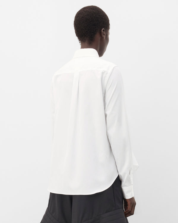 Noir Kei Ninomiya - Women's Tulle Hem Blouse - (White)