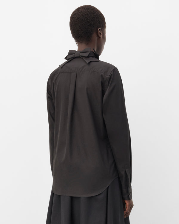 Noir Kei Ninomiya - Women's Bow Blouse - (Black)