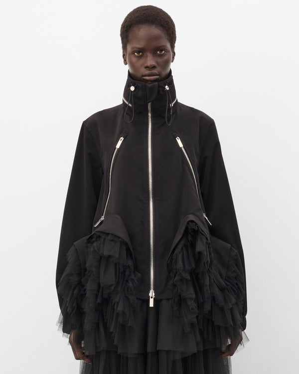 Noir Kei Ninomiya - Women's Technical Tulle Jacket - (Black)
