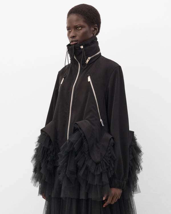 Noir Kei Ninomiya - Women's Technical Tulle Jacket - (Black)