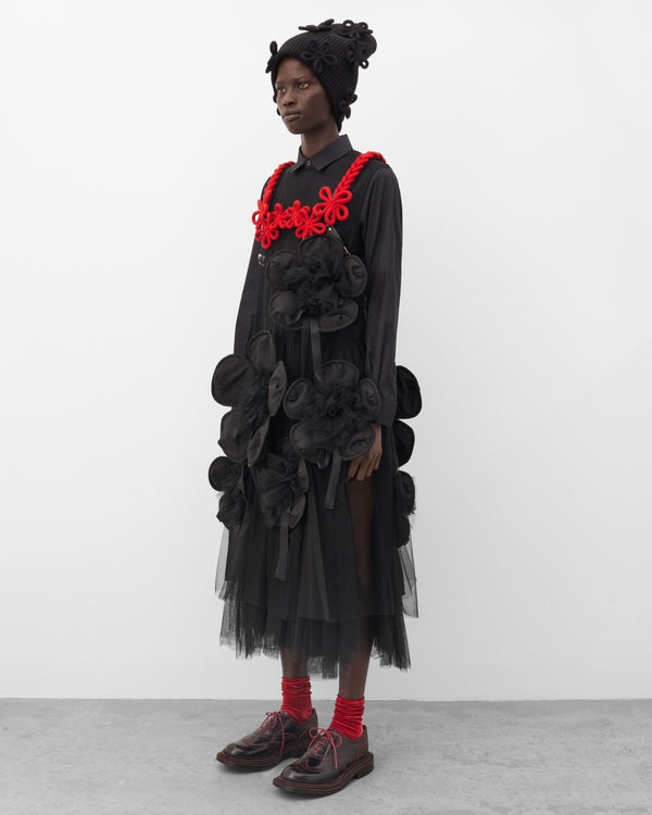 Noir Kei Ninomiya - Women's Sheer Petal Dress - (Black)