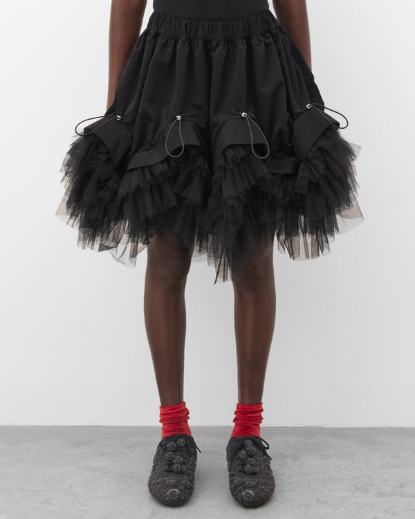 Noir Kei Ninomiya - Women's Technical Tulle Skirt - (Black)
