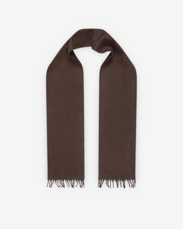 Norlha - Overfelt Yak Patch Scarf - (Natural Yak Brown)