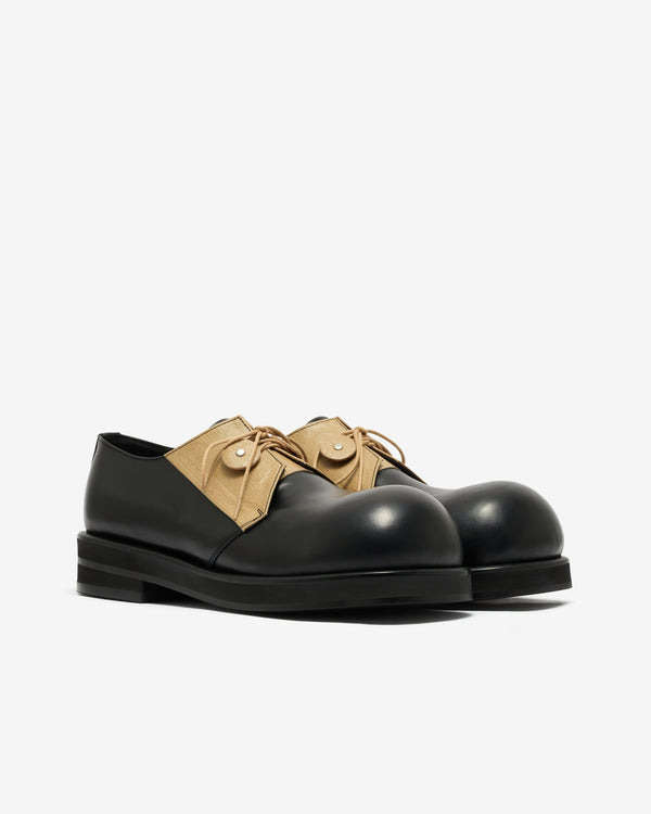 No Idea - Men's Big Foot Document Envelope Derby - (Black/Brown)
