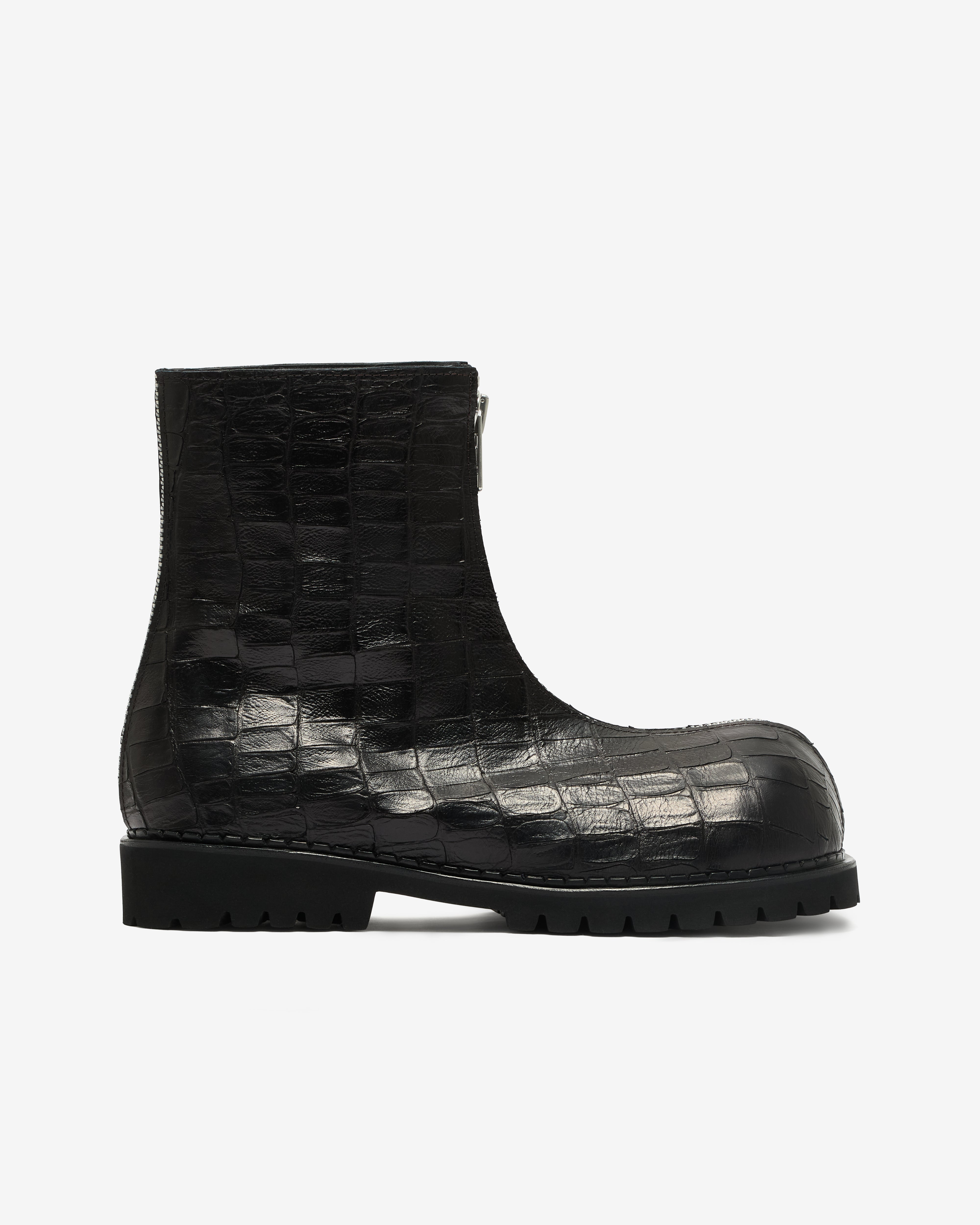 No Idea: Men's Big Foot 2 Zip 2 Layer Boots (Black) | DSML E-SHOP