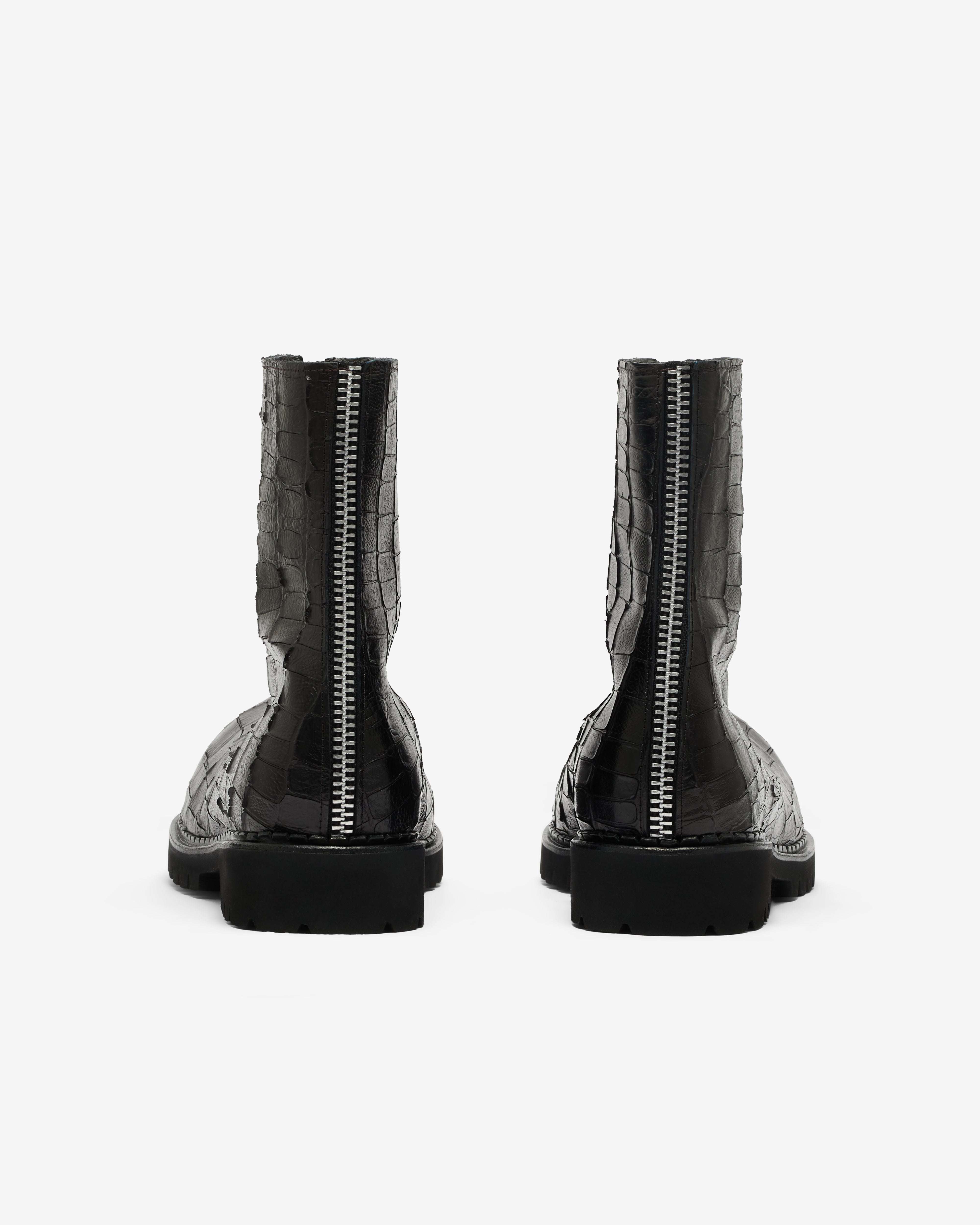 No Idea: Men's Big Foot 2 Zip 2 Layer Boots (Black) | DSML E-SHOP