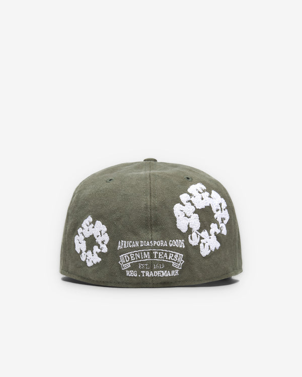Denim Tears - Men's New Era Cotton Wreath 59/50 - (Green)