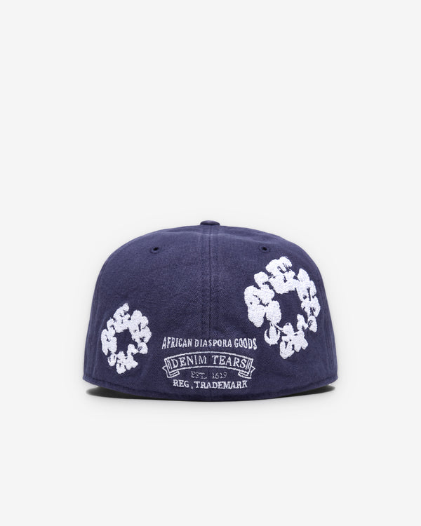 Denim Tears - Men's New Era Cotton Wreath 59/50 - (Navy)