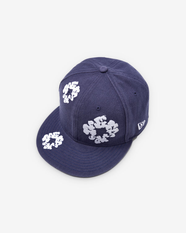 Denim Tears - Men's New Era Cotton Wreath 59/50 - (Navy)