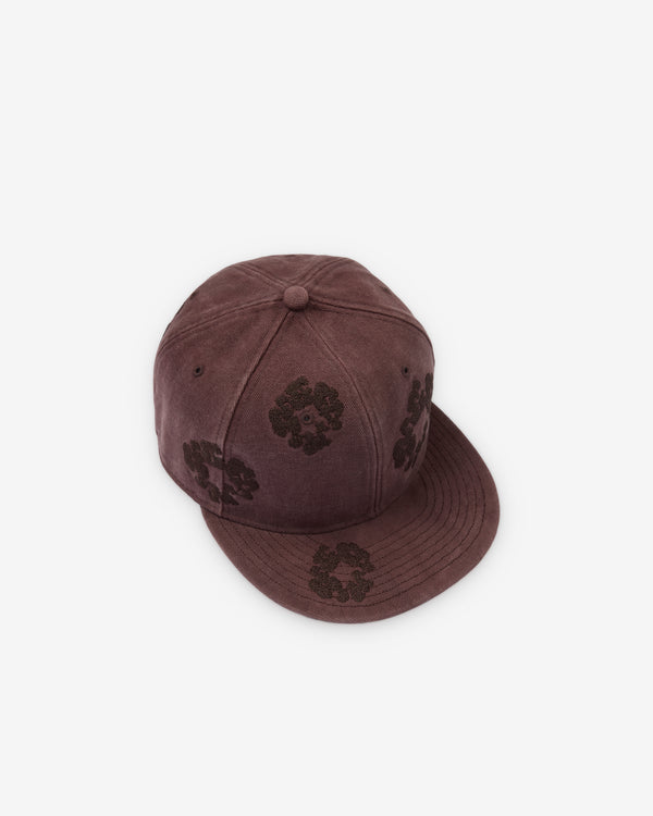 Denim Tears - Men's New Era 59/50 Mono Wreath Cap  - (Dark Brown)