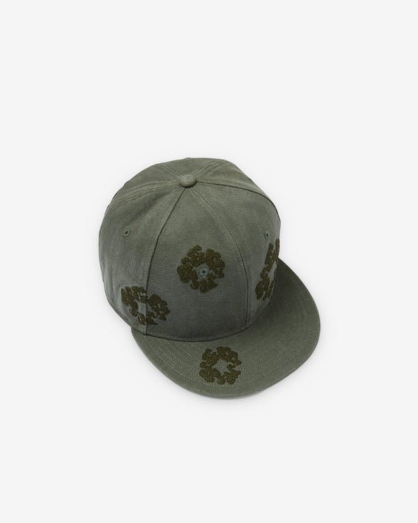 Denim Tears - Men's New Era 59/50 Mono Wreath Cap - (Green)