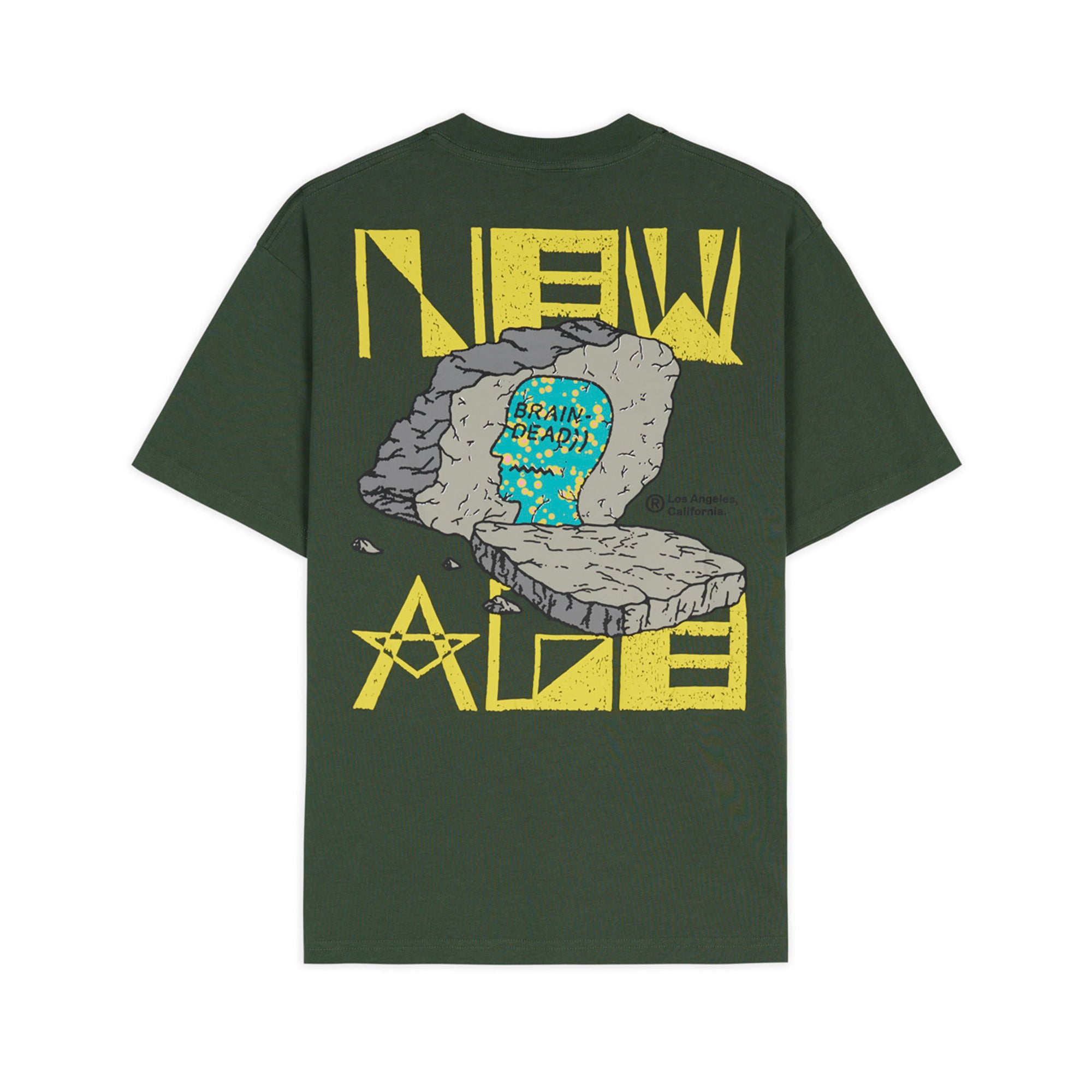 Brain Dead - Men's New Age T-Shirt - (Green) view 2