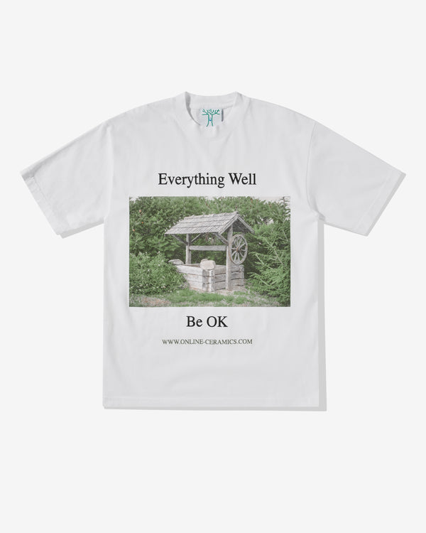 Online Ceramics - Men's Everything Well Be Ok T-Shirt - (White)