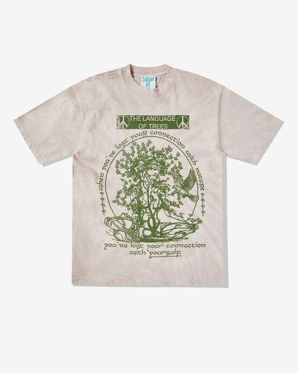 Online Ceramics - Men's Looking At A Tree T-Shirt - (Hand Dye)