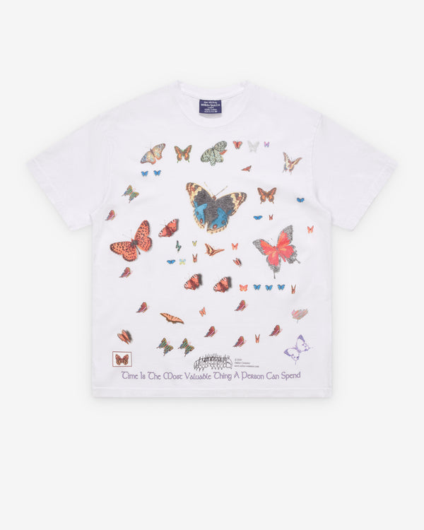 Online Ceramics - Men's Butterfly T-Shirt - (White)