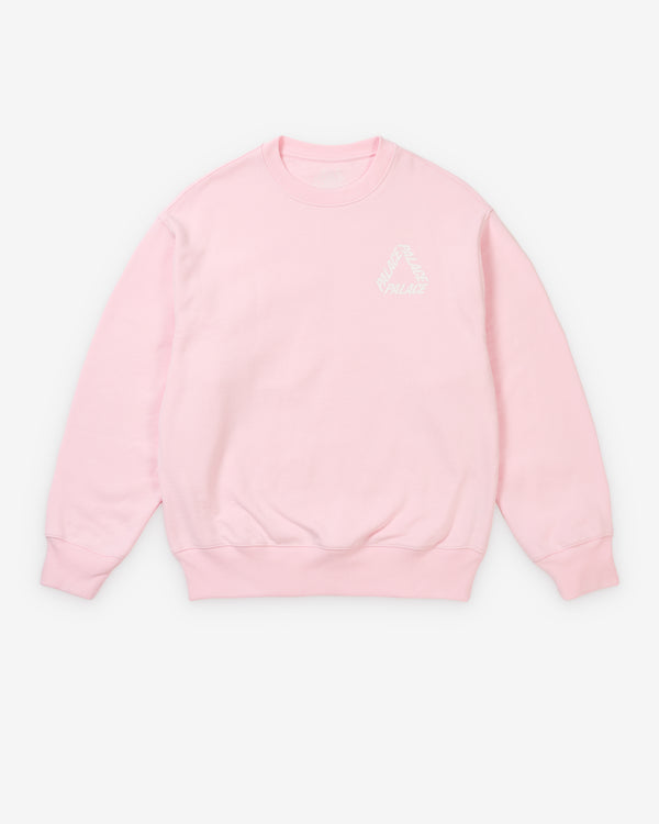 Palace - Men's OG P3 Crew - (Sweet Pink)
