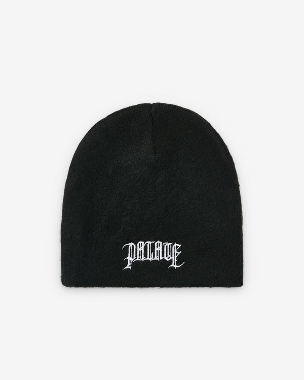 Palace - Olde English Furry Nein Cuff Beanie - (Black)