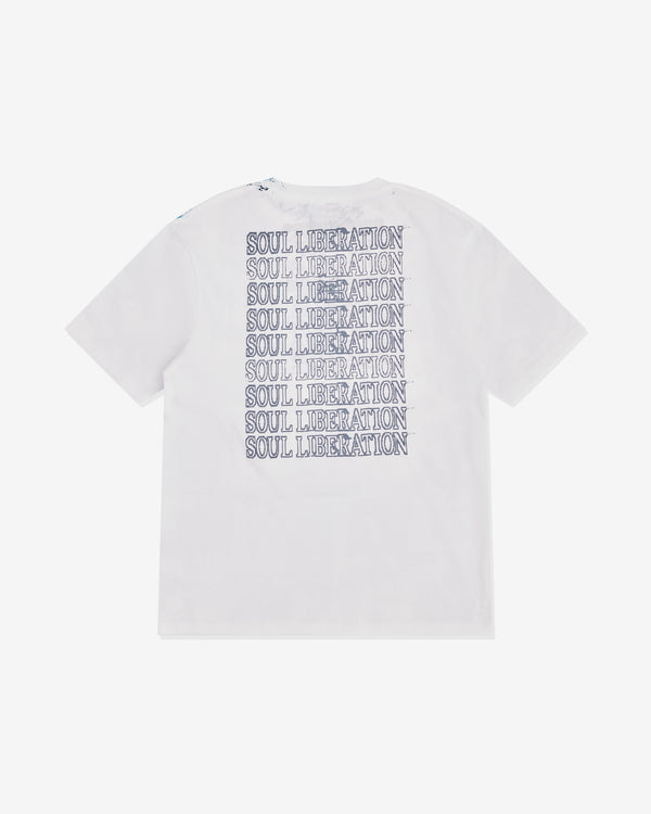 Ollie Dove - Men’s Ant All Over White - (White)