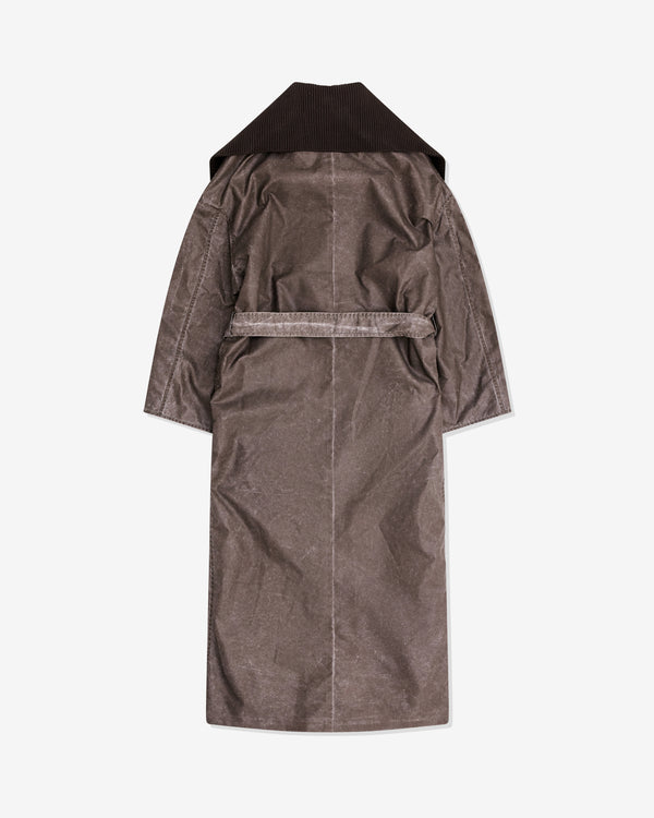 Our Legacy - Women’s Court Coat - (Brown Wash Out Nylon)
